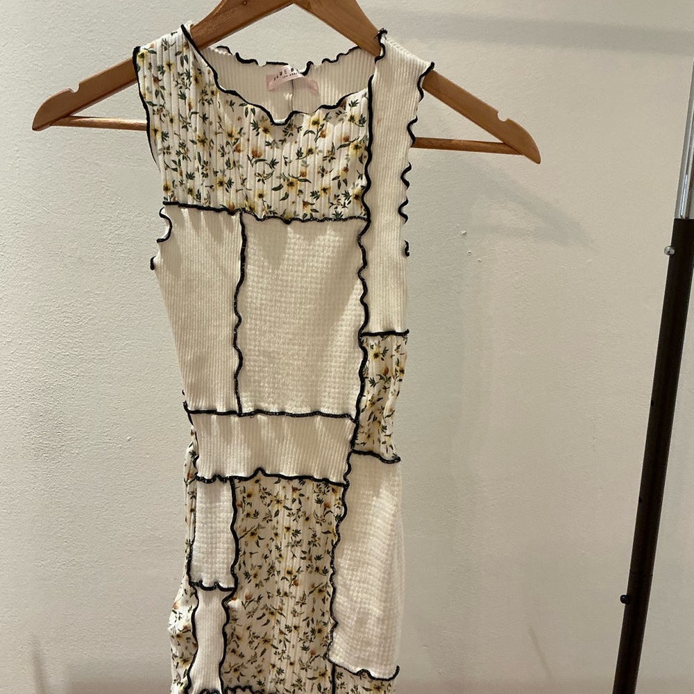 Zadig & Voltaire White and Black Floral Dress
